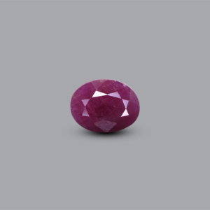 6.4 Carat Premium African Ruby Oval Cut Loose Gemstone 100% Natural for Fine Jewelry - Product Image 1