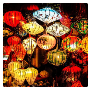 Lanternes traditionnelles en soie et en bambou pour un éclairage domestique unique qui captive les invités - Product Image 2