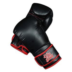 Guantes de Boxeo Vibe Cosidos para Kickboxing y Muay Thai, Guantes de Entrenamiento Profesional con Cierre de Velcro, 100% Cuero Genuino - Product Image 4
