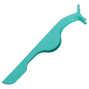 Applicateur de cils en acier inoxydable à lèvre incurvée, recourbe-cils professionnel pour extensions de cils, pince à cils à pointe lisse - Product Image 2