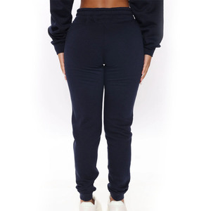 Women’s Classic Fleece <b>Jogger</b> Sweatpants High Waist Elastic Drawstring Casual Sportswear Trousers Slim Fit <b>Cuffed</b> Ankle - Product Image 3
