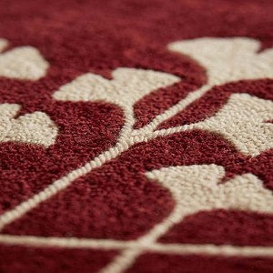 Alfombra Vintage con Diseño Floral |   Alfombra de Lana Roja Estilo Misión, Hecha a Mano, Tradicional, para Sala de Estar, Dormitorio, Decoración del Hogar - Product Image 3