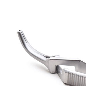 Pince de DeBakey manuelle en acier inoxydable, sans rouille, réutilisable, courbée et droite, pour chirurgie cardiovasculaire, certifiée CE - Product Image 1