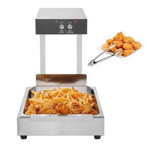 Scaldavivande Elettrico Commerciale da 750W in Acciaio Inossidabile con Stazione di Scarico Integrata per Patatine Fritte, da Banco 104- - Product Image 1