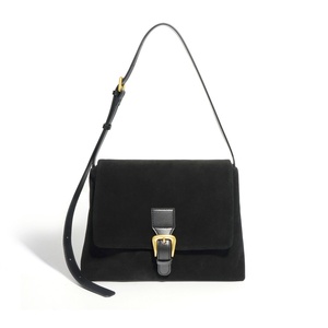 Bolso Tote de Cuero Genuino para Mujer, Bolso de Gamuza de Gran Capacidad, Bolso de Hombro Cruzado de Piel Vacuna con Cremallera, de Alta Calidad - Product Image 1