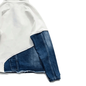 Sudadera con Capucha de Mezclilla Gruesa y Cálida para Hombre, Estilo Casual de Invierno, Abrigo de Algodón para Hombre - Product Image 4