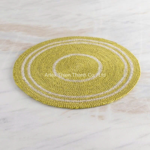 Luxury Handmade Braided Seagrass Placemat Woven Dining <b>Table</b> <b>Mat</b> for Hotel Dining OEM Supplier - Product Image 1
