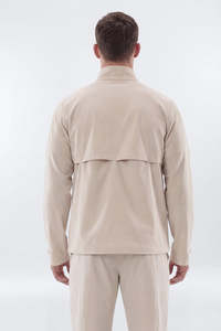 Chaqueta cortavientos de nailon ligera con media cremallera y cuello alto, transpirable y de secado rápido, para exteriores, de alto rendimiento, personalizable, tipo pullover, conjunto. - Product Image 4