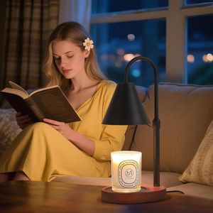 Scaldacera Elettrico Nero con Timer e Dimmer, Lampada Scaldacandele per Uso Domestico, Regalo per la Festa della Mamma, Compleanno, Natale per Mamma/Moglie - Product Image 3