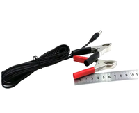 Câble de charge pour voiture avec prise DC vers pince crocodile, adaptateur d'alimentation pour connexion et charge de batterie de véhicule
