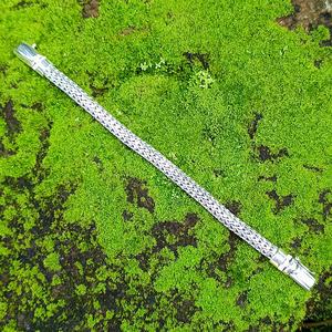 KH-CHB023สำหรับเด็กผู้ชาย/ผู้หญิงใช้ประจำวันสร้อยข้อมือเงินสเตอร์ลิงงูรูปไข่แบบคลาสสิกตะขอกล่องของขวัญแต่งงาน - Product Image 4