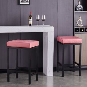 Sgabelli da Bar Moderni in Ecopelle Senza Schienale, Sedie Imbottite per Bancone o Isola, per Cucina, Bar o Uso Domestico - Product Image 2