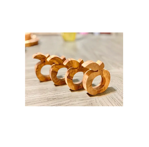 <b>Top</b> Selling Wooden Napkin Rings For Wedding Dinner <b>Festive</b> Occasion High Quality Latest Napkin Loops For Tableware Accessories - Product Image 2