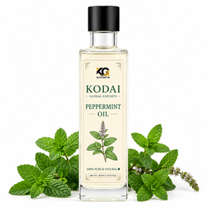 Huile essentielle de menthe poivrée pure et naturelle 250 ml, 100 % naturelle pour l'aromathérapie, emballage en baril, Tamil Nadu, 100 g, logo personnalisé - Product Image 1