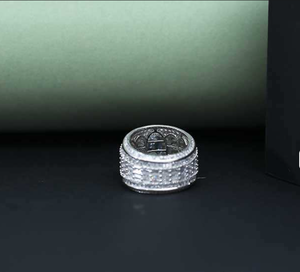 Luxury Princess Cut Iced-Out <b>Statement</b> <b>Ring</b> - Product Image 2
