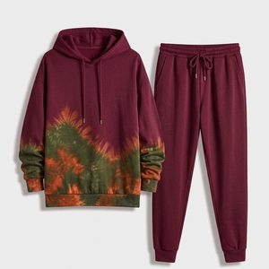 Ensemble de survêtement unisexe OEM à prix de gros, personnalisé en molleton de coton pour hommes et femmes - Product Image 1