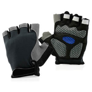 Unisex <b>Half</b> Finger Fitness Gloves Padded Anti <b>Slip</b> Gym Workout Gloves Breathable Weightlifting Exercise Palm Guard - Product Image 6