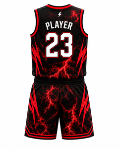 Maillots et shorts de basket-ball personnalisés en direct d'usine, ensemble uniforme de basket-ball sublimé pour les clubs sportifs, les écoles et les équipes - Product Image 4
