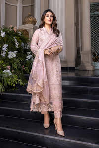 New Arrival Unstitch Women's Luxury Embroidered Embossed Chiffon Salwar Kameez Professional Manufacture Lightweight Comfortable - Product Image 6
