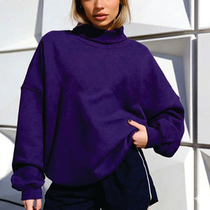 Sudadera Holgada de Invierno para Mujer, Estilo Contemporáneo, con Tela Suave de Primera Calidad, Corte Cuadrado Informal - Product Image 3
