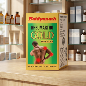 Crème à l'extrait de plantes Rheumartho Gold Plus, enrichie en épimédium, de qualité cosmétique, en flacon, remède ayurvédique pour les soins articulaires - Product Image 3