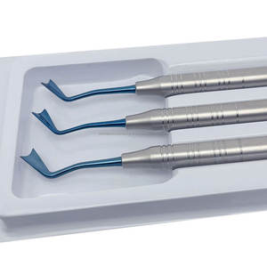 Ensemble de rétracteurs gingivaux pour implants dentaires de précision mondiale, 3 pièces, 4,5/5,5/6 mm, séparateur de gencives en acier inoxydable chirurgical - Product Image 6