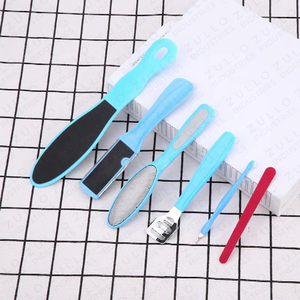 Stainless Steel Pedicure Kit Blue Foot Grooming Tools Nail Care Set with Dead Skin Remover Private Label - Product Image 6