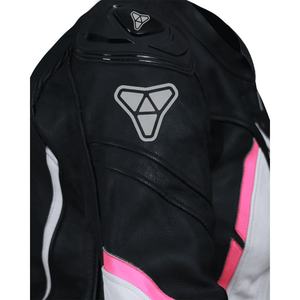 Combinaison de course en cuir pour femmes, professionnelle et personnalisée, grande taille, vêtements de sport imperméables et ignifuges - Product Image 5