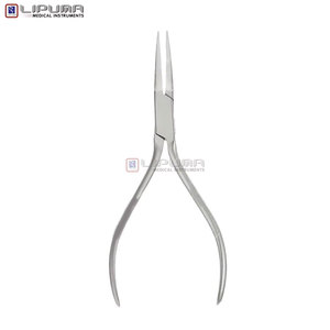 Pince à bec plat de haute qualité en acier inoxydable, instruments chirurgicaux orthopédiques pour la pliage des os, le renforcement et la manipulation des fils - Product Image 2