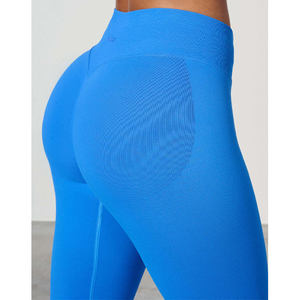 Soutien-gorge de sport pour femme en Spandex/Polyester respirant, teint uni, tailles et couleurs personnalisées, haute qualité, prix réduit, écologique, sans couture - Product Image 5