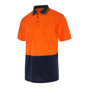 Protective Wholesale Hi Vis Security Work Construction Reflection Safety High Visibility T-shirts Reflective <b>Polo</b> Shirt - Product Image 1