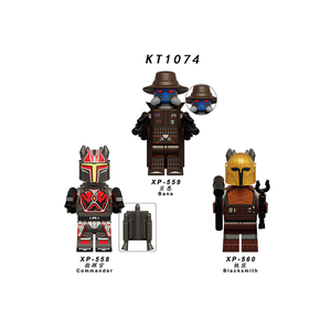 Ensemble de figurines de guerrier de science-fiction en blocs, en plastique ABS, compatibles avec les briques de construction XP558 XP559 XP560 - Product Image 1