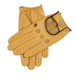 Gants de conduite en cuir pour hommes, à doigts entiers, de qualité supérieure, doux, respirants, design personnalisé, best-seller - Product Image 3