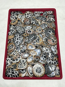 Venta al por mayor de gemas sueltas de septariano negro natural de alta calidad, cabujones de formas variadas, lote único para la creación de joyas. - Product Image 1