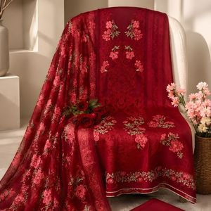 Ensemble haut et bas en lawn imprimé de luxe avec dupatta en coton pur, collection pakistanaise en lawn, vente en gros par Royal Export - Product Image 6