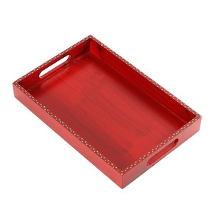 Bandeja minimalista de MDF para servir té y café para cocina moderna y mesa de café, bandeja decorativa de MDF con logo personalizado. - Product Image 1