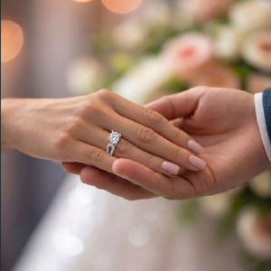 Prix usine gracieux belle Design18k or blanc massif VS SI diamant Solitaire bijoux bagues de fiançailles pour mariage - Product Image 4