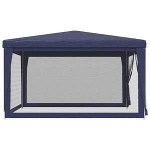 Carpa Azul de HDPE para Bodas y Fiestas con Revestimiento, 13.1 x 13.1 pies - Product Image 4