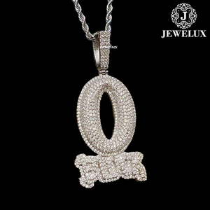 Breloques Hip Hop en Argent 925 Plaqué Or Glacé Jewelux à Forte Demande, Certifiées IGI, Bijoux Unisexe, Vente en Gros, Meilleur Prix Inde - Product Image 2