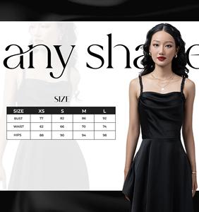 Robe en satin du Vietnam avec bretelles tressées, robe tissée à l'arrière, vêtements pour femmes, décolleté trapèze, nouveauté ODM - Product Image 6