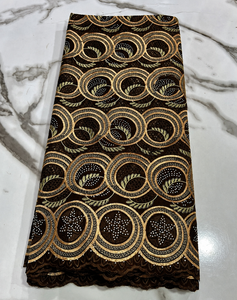 ผ้าลูกไม้สวิสพรีเมียมปักลายสำหรับชุดเดรส เสื้อผ้าสตรี กัวเตมาลา ขายส่ง - Product Image 6