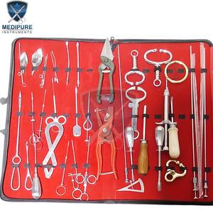 Juego de herramientas veterinarias de alta resistencia para granja: tijeras para poda de pezuñas, trocares, sujeta-terneros, anillo nasal, pistola de inseminación artificial, instrumentos veterinarios - Product Image 5