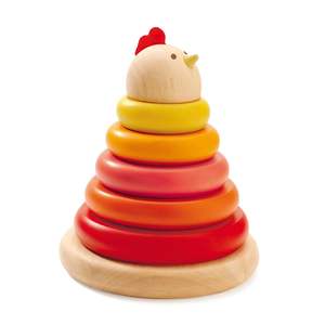 Juego de Anillos Apilables de Madera, Juego de Equilibrio, Juguetes Promocionales - Product Image 4