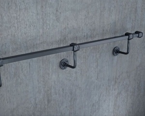 Rampe d'escalier murale en fer forgé inoxydable – Design minimaliste, résistant à la rouille - Product Image 4