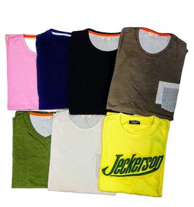 เสื้อยืดผ้าฝ้าย100% สำหรับผู้ชายทรงโอเวอร์ไซส์แห้งเร็วระบายอากาศได้ดีย้อมสั้นเทคนิคซัก - Product Image 4