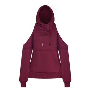 Sudadera con capucha personalizada para mujer, de algodón y forro polar, estilo oversize, informal, para invierno, OEM, ODM, marca privada para marcas de moda. - Product Image 5