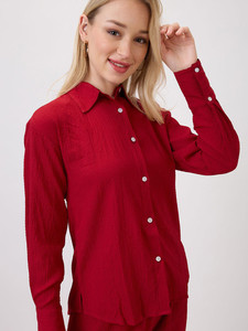 Ensemble pantalon et haut sans manches 100 % lin à col en V, coupe ample, style vintage avec boutons décoratifs, pour femme - Product Image 4