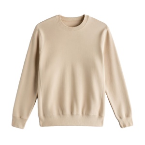 Sweat-shirt en coton écologique à col rond et manches longues, personnalisé avec logo, de haute qualité, pour hommes, sweat-shirts brodés en gros - Product Image 1