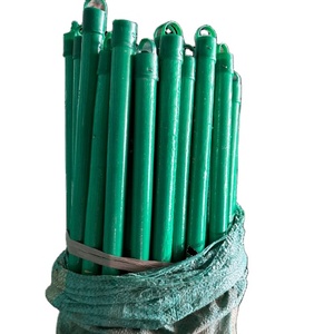 Bâton de balai en bois à revêtement de couleur PVC vert pour la maison et le jardin Longueur de 120cm du fabricant du Vietnam - Product Image 1