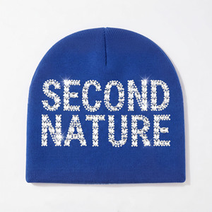 Unisex Rhinestone <b>Beanie</b> <b>Fleece</b> Cap Unisex Knit <b>Beanie</b> Cap Soft Winter Warm Cuffed <b>Beanie</b> Hat Unisex 100% Acrylic Warm Hat - Product Image 5